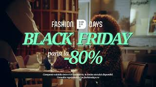 FASHION DAYS  A inceput BLACK FRIDAY  16x9  15s [upl. by Boelter487]