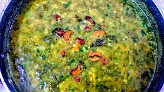 पालक दाल की काजूबादाम तड़के वाली रेसिपी का आसान और सही तरीका सिख ले। palak dal  spinach dal recipe [upl. by Aeriel]