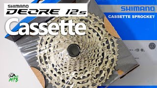 All STEEL DEORE 12 speed cassette any good Shimano M6100 1051T [upl. by Nnylireg]