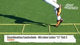 Fussballtraining Laufleiter quotL1quot Teil 2  Koordination  Kondition [upl. by Letnahs734]