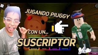 JUGANDO PIGGY CON UN SUSCRIPTOR 😎 [upl. by Jacobsohn]