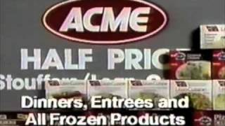 Acme commercial StouffersLean Cuisine sale  1990 [upl. by Lativa]