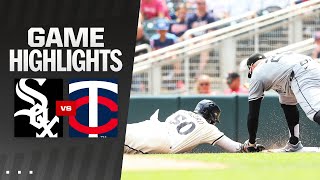 White Sox vs Twins Game Highlights 8424  MLB Highlights [upl. by Ennayk149]