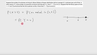 Relationship between poisson distribution and exponential distribution exercise [upl. by Reinold]