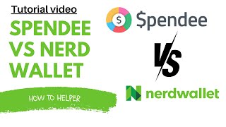 Spendee vs Nerd wallet FULLY EXPLAINED [upl. by Huston]