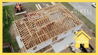 COMPLETE House Construction TIMELAPSE [upl. by Einwahr305]