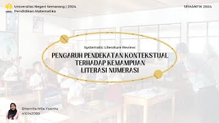 SEMANTIK 2024Systematic Literature Review Pengaruh Pendekatan [upl. by Sherye937]