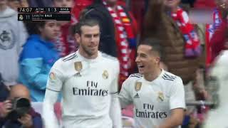 Atletico Madrid vs Real Madrid 13  Gareth Bale goal 292019 [upl. by Ennovyhs]