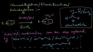 Chloromethylation Reaction also known as Blanc Reaction [upl. by Gall]