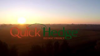 QuickHedge instant hedges  Nursery from the sky  Drone action [upl. by Naerda]