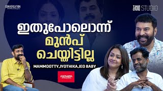 MAMMOOTTY INTERVIEW  KAATHAL THE CORE  JEO BABY  JYOTHIKA  CUE STUDIO [upl. by Adlez]