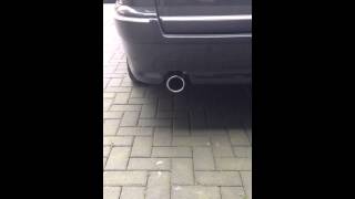 Peugeot 406 30 v6 exhaust resonator removed [upl. by Andert490]