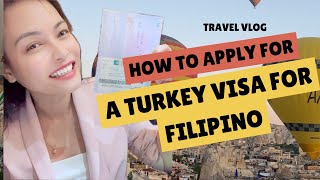 HOW TO APPLY FOR A TURKEY VISA FOR FILIPINOS IN DUBAI 2024 turkiyevisaforfilipinoindubai [upl. by Freddi153]