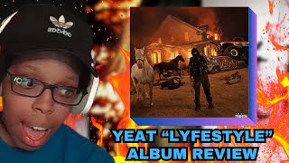 Yeat quotLYFESTYLEquot In Depth Album Review  MUSICIAN Reacts  Song Ratings [upl. by Lawry]