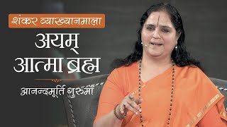 Advaita Vedanta  Ayam Atma Brahma  Anandmurti Gurumaa with English Subtitles [upl. by Azmah710]