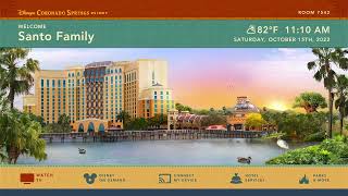 Disney Resort TV  Coronado Springs Resort TV Splash Screen [upl. by Scheers]