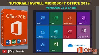 Tutorial Install Microsoft Office Pro Plus 2019  Windows 32 Bit amp 64 Bit [upl. by Liana]