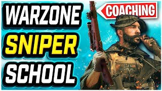 200IQ SNIPING PLAYS WARZONE SNIPER COACHING  Tips and Tricks [upl. by Dasi]