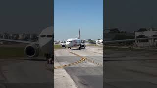 737 GOL SaoPaulo Congonhas decolagem shorts avgeeks aviationlovers [upl. by Azilef]