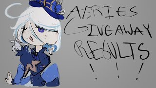 AERIES GIVEAWAY RESULTS finally getting furina in genshin impact Creatures of Sonaria [upl. by Ahsenyl]