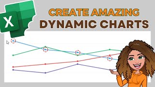 Dynamic Interactive Line Chart in Excel Filter and Highlight Data with a Dropdown [upl. by Nahtahoj]