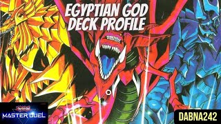 Egyptian god Deck profile 2024 Master Duel [upl. by Aztin]