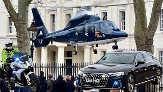 Unexpected Royal Motorcade and Helicopter Touch Down in Central London Whats going on [upl. by Portingale]