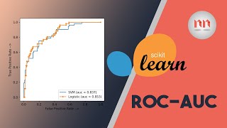 ROC AUC  Machine Learning with ScikitLearn Python [upl. by Yecam]