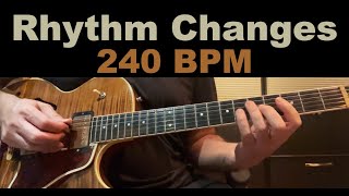 Rhythm Changes  Oleo Jazz Guitar [upl. by Ardiekal]