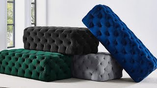 DIY Tufted Ottoman HOW to make an Ottoman Part 1 [upl. by Htez]