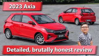 2023 Perodua Axia D74A  detailed brutally honest review [upl. by Verbenia]