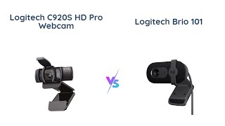 🎥 Logitech C920S vs Logitech Brio 101 💻 Webcam Comparison 📸 [upl. by Rubens]