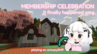 MEMBERSHIP CELEBRATION snoozySMP [upl. by Ramin]