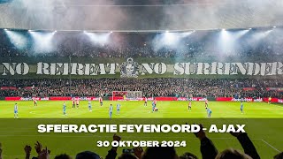 Sfeeractie Feyenoord  Ajax  30 oktober 2024 [upl. by Junko]