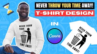 Design a TShirt in CANVA in 3 Minutes FLAT [upl. by Luap502]