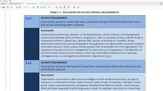 AuditTrails DFARS NIST 800171 311 Access Control Discussion and Clarifications [upl. by Eicart]