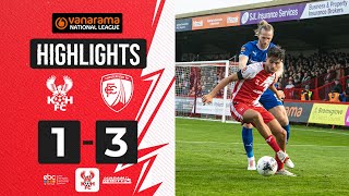 📺 HIGHLIGHTS  28 Oct 23  Harriers 13 Chesterfield [upl. by Norry]