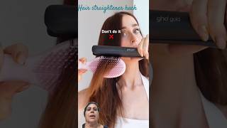 Hair straightener hack shorts trending viral ytshots hair hairstyle haircare [upl. by Kauppi869]