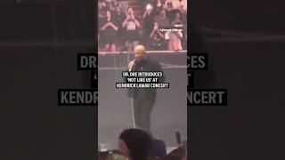 Dr Dre introduces ‘Not Like Us’ at Kendrick Lamar concert [upl. by Siesser]