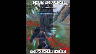 Wolf vs horse chasing bgmi 34 vampire update trending gaming shorts bgmi pubgmobile [upl. by Nottage]