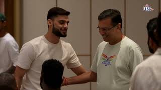 LSG Team Owner Dr Sanjiv Goenka interacts with Players Before LSG vs CSK [upl. by Anan969]