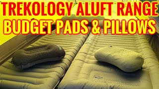 Trekology ALUFT Range Sleeping Pads amp Pillows Budget Wild Camping Gear Honest Review [upl. by Ojyllek]