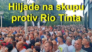 Ne damo Jadar Loznica protest protiv rudarenja [upl. by Camm]