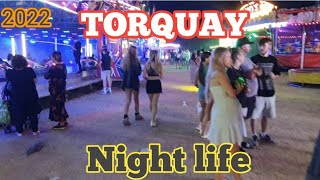 TORQUAY DEVON Night life 2022  4K UHD 60fps [upl. by Sarid314]