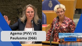 Agema PVV VS Paulusma D66 quotDit is een ENORME VALSE beschuldiging De Hond is NIET betrokkenquot [upl. by Novaelc]