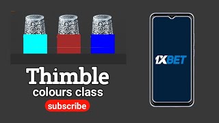 1xbet thimble hack  thimble colour and hack  thimbles Win trick  how to play 1xbet thimble games [upl. by Lello]