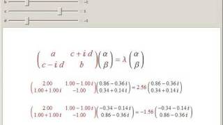 Eigenvalue Problem for 22 Hermitian Matrices [upl. by Elletnuahc]