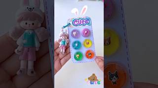 3D stickers with slime slime craft shorts tonniartandcraft art love craft diy [upl. by Ainegul]