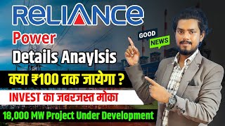 Reliance Power Share Details Analysis  Reliance Power Future  R Power Target 🎯100 [upl. by Sutniuq]