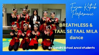 Breathless and Taal se Taal mila dance Fusion Kathak performance Choreography by Shrilekha Biswas [upl. by Einal322]